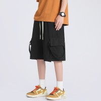 Q美式机能工装短裤男夏季薄款休闲五分裤子运动潮牌中裤