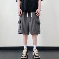 Q美式机能工装短裤男夏季薄款休闲五分裤子运动潮牌中裤