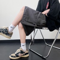 Q美式机能工装短裤男夏季薄款休闲五分裤子运动潮牌中裤