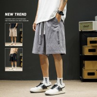 纯棉休闲短裤男士2024新款夏季棉麻宽松运动五分裤