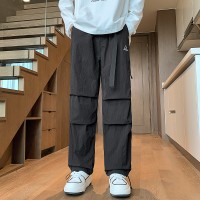 秋季新款抽绳篮球运动长裤男春秋休闲宽松帅气束脚休闲裤