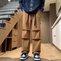 秋季新款抽绳篮球运动长裤男春秋休闲宽松帅气束脚休闲裤