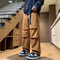 秋季新款抽绳篮球运动长裤男春秋休闲宽松帅气束脚休闲裤