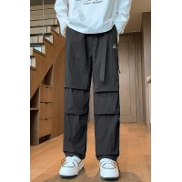 秋季新款抽绳篮球运动长裤男春秋休闲宽松帅气束脚休闲裤