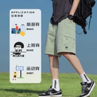 工装短裤男多口袋冰感工装裤糖果色情侣短裤高品质主推1108