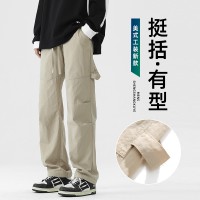 冲锋裤男士春夏秋季户外机能登山裤运动休闲伞兵多口袋情侣工装裤