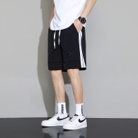 锦纶冰丝工装短裤男士夏季薄款潮牌宽松速干运动休闲学生五分裤男