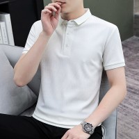 夏季男士短袖T恤全棉薄款商务翻领男装polo衫男款