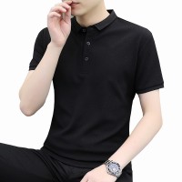 夏季男士短袖T恤全棉薄款商务翻领男装polo衫男款