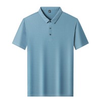 夏季男士短袖T恤全棉薄款商务翻领男装polo衫男款冰丝POLO衫男