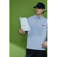 Qpolo衫短袖男美式宽松休闲复古百搭大码半袖运动翻领T恤男