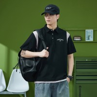 Q夏季休闲宽松美式街头短袖男款上衣休闲潮流