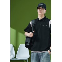 Q夏季薄款短袖polo衫男运动休闲潮牌ins精神青少年美式复古T