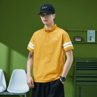 Q夏季薄款短袖T恤男商务休闲polo衫男新款韩百搭衬衣时尚上衣