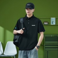 Q夏季纯棉短袖t恤男宽松潮牌ins大码半袖加大白色polo领体恤