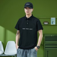 Q短袖t恤男Polo衫宽松翻领上衣服打底休闲纯棉半袖带领体恤男