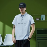 Q短袖t恤男Polo衫宽松翻领上衣服打底休闲纯棉半袖带领体恤男
