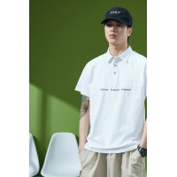 Q短袖t恤男Polo衫宽松翻领上衣服打底休闲纯棉半袖带领体恤男