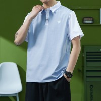 Q宽松polo衫男短袖t恤男款宽松夏季运动休闲翻领户外男士体恤