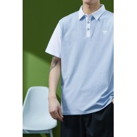 Q夏季纯棉polo衫男宽松大码潮牌ins体恤潮流胖子半袖短袖t恤