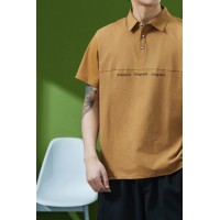 Q短袖t恤男Polo衫宽松翻领上衣服打底休闲纯棉半袖带领体恤男