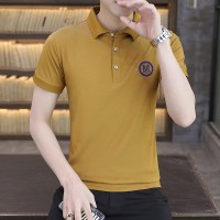 Qpolo衫短袖男夏季潮牌翻领T恤半袖潮流修身商务休闲上衣体恤