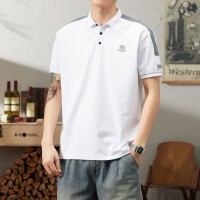 Q新款男士polo衫简约翻领短袖t恤夏季薄款潮流纯棉半袖