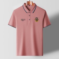 高端男士POLO衫短袖夏季薄款中年商务休闲翻领T恤爸爸装体恤