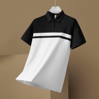 Q2024年夏季polo衫男士短袖t恤潮牌帅气百搭宽松翻领半袖体恤