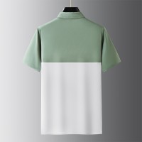 Q2024年夏季polo衫男士短袖t恤潮牌帅气百搭宽松翻领半袖体恤