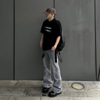 Q2024cleanfit夏日潮牌微喇弹力牛仔裤男士港风街头长裤