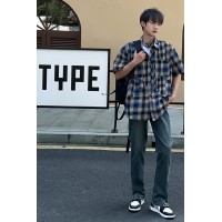 Qcleanfit2024机能潮牌拉链弹力牛仔裤男士直筒港风街头长裤