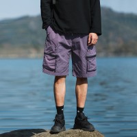 夏季新款日系宽松休闲户外抗皱速干工装短裤男运动休闲五分裤