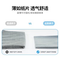 Q2024夏季超薄款牛仔裤男美式直筒宽松透气薄款牛仔裤