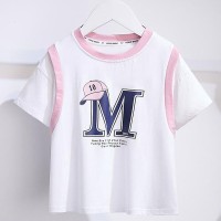女童夏装运动套装2024夏季装新款洋气儿童休闲宽松短袖童装两件套