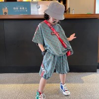 童装男童夏装套装2024新款中大童儿童网红夏季薄款帅气时髦潮流