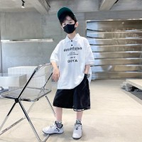 男童夏季套装新款中大儿童夏装炸街男孩洋气短袖衣服童装两件套装