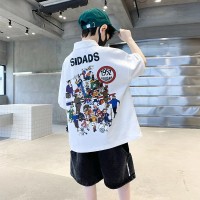 男童夏季套装新款中大儿童夏装炸街男孩洋气短袖衣服童装两件套装