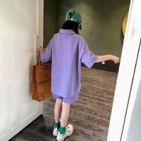 女童夏装套装2024新款时髦儿童休闲童装韩范女大童短袖短裤两件套