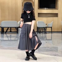 女童夏季连衣裙套装中大童时髦洋气短袖T恤两件套儿童裙子夏装潮