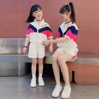 女童夏装2024新款运动短袖短裤两件套夏季儿童女孩潮流宽松两件套