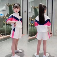 女童夏装2024新款运动短袖短裤两件套夏季儿童女孩潮流宽松两件套
