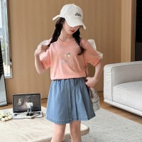 女童夏装套装2024新款休闲两件套