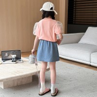 女童夏装套装2024新款休闲两件套