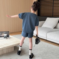 女童夏装套装牛仔两件套