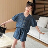 女童夏装套装牛仔两件套