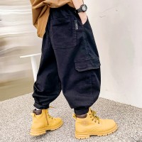 2024春季新款男童休闲裤儿童中大童工装裤小孩春秋长裤子韩版