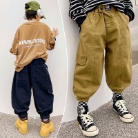 2024春季新款男童休闲裤儿童中大童工装裤小孩春秋长裤子韩版