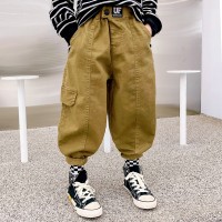 2024春季新款男童休闲裤儿童中大童工装裤小孩春秋长裤子韩版