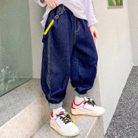 2024春款童装男童牛仔裤子中大童儿童春装薄款宽松长裤春秋款